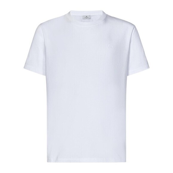 Etro White Cotton Jersey T-Shirt - NWT